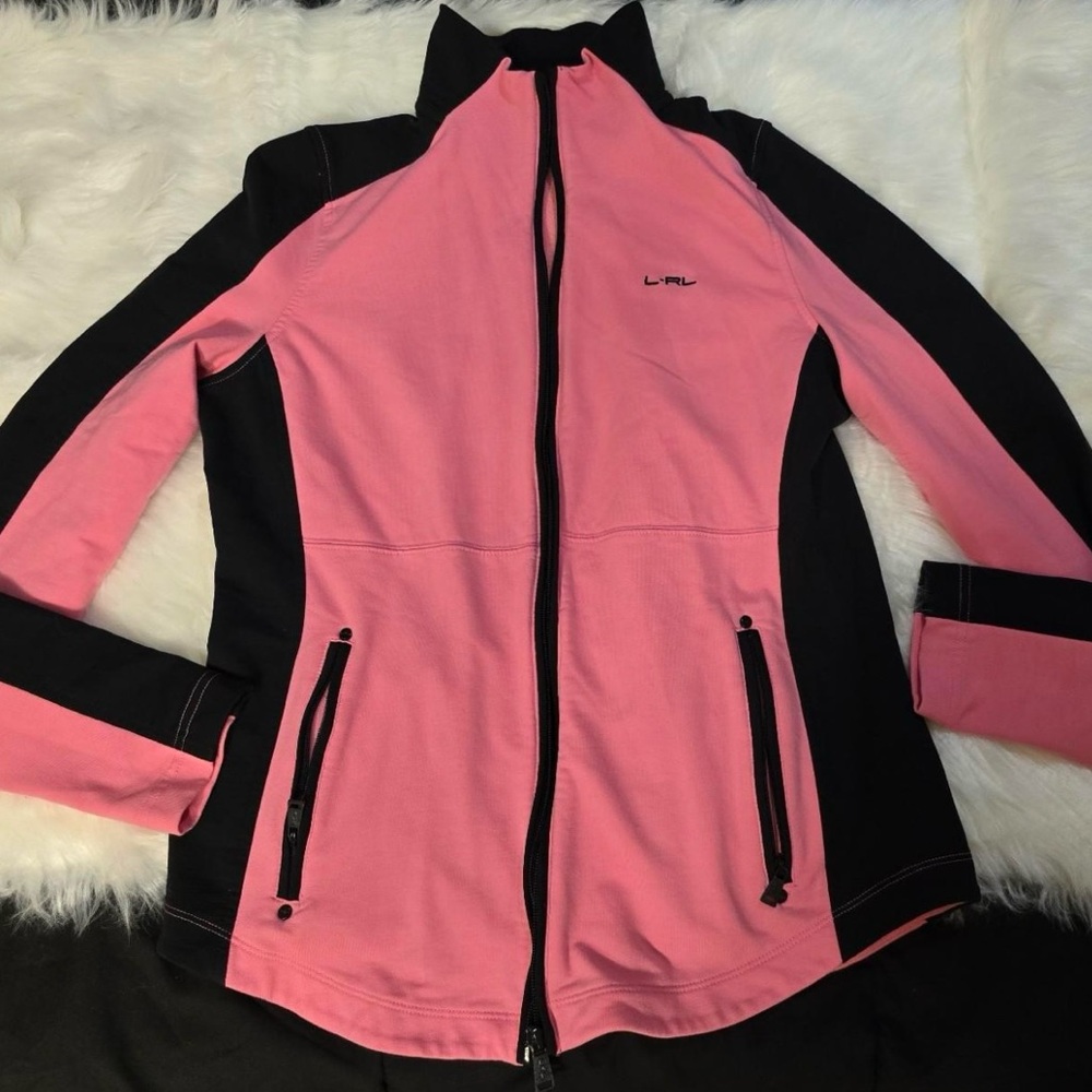 Ralph Lauren Cotton Blend Stretchy Full Zip size M